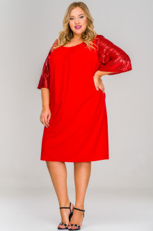 Платье 1517203 ЛаТэ (Красный)