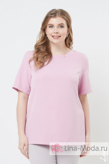Блуза "Лина" 1127 (Розовый темн.)