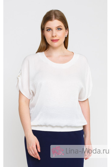 Блуза "Лина"4140 (Белый)
